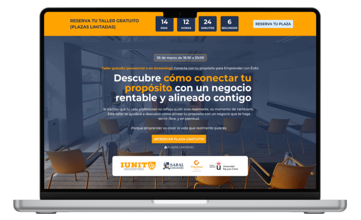Landing IUNIT evento